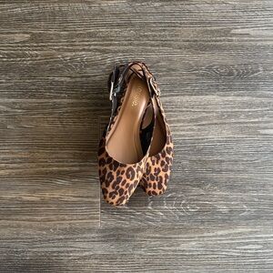 Leopard Print Flats
